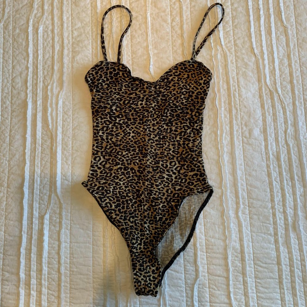 urban outfitters cheetah/leopard bodysuit
